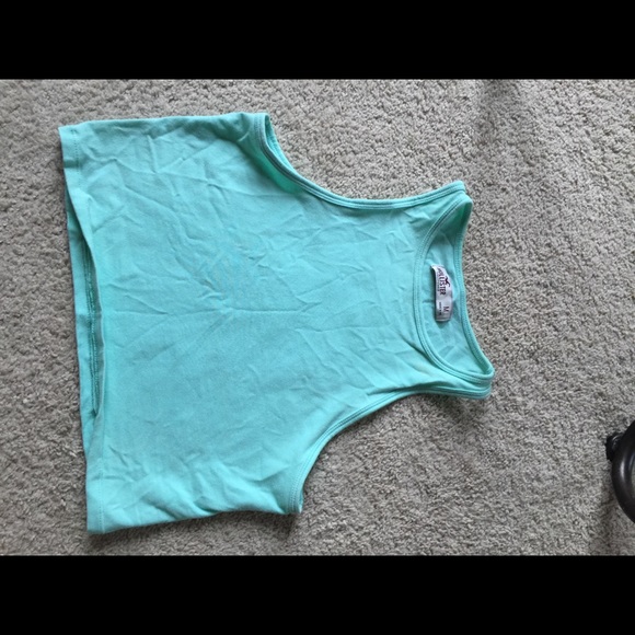 Blue halter crop top - Picture 1 of 1